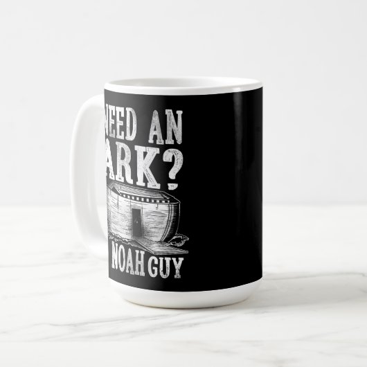 Christliche Bibelverse brauchen eine Arche? I Noah Kaffeetasse (Vorderseite Links)