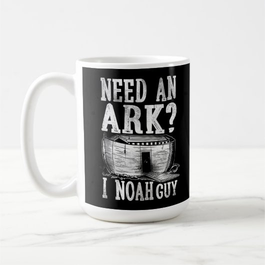 Christliche Bibelverse brauchen eine Arche? I Noah Kaffeetasse (Links)