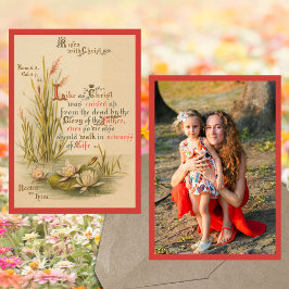 Christliche Bibelverse Christus ist Foto Osterfeie Feiertagskarte