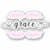 Christliche Bibelverse Grace Aufkleber (Vorderseite)