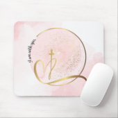 Christliche Bibelverse: Ich bin bei dir Mousepad (Mit Mouse)