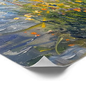 Christliche Bibelverse Isaiah 43:2 Fluss Poster (Ecke)