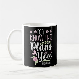 Christliche Bibelverse Jeremiah 29:11 Kaffeetasse
