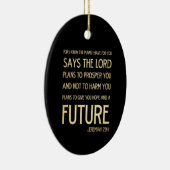 Christliche Bibelverse - Jeremiah 29:11 Keramikornament (Rechts)