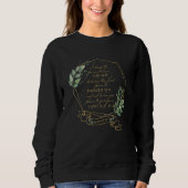 Christliche Bibelverse Jeremiah 29 11 Sweatshirt (Vorderseite)