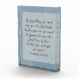 Christliche Bibelverse Kunst Fotoblock