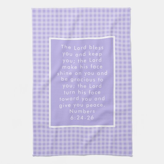 Christliche Bibelverse Kunst Geschirrtuch (Vertikal)