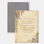 Christliche Bibelverse Kunst Magnet (Vorderseite/Rückseite)