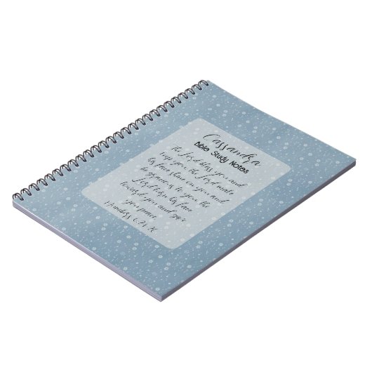 Christliche Bibelverse Kunst Notizblock (Linke Seite)