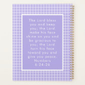 Christliche Bibelverse Kunst Planer (Rückseite)