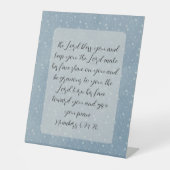 Christliche Bibelverse Kunst Sockelschild (Vorderseite)