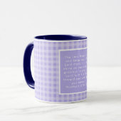 Christliche Bibelverse Kunst Tasse (Vorderseite Links)