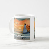 Christliche Bibelverse Lasse Ihre Light Shine Tass Kaffeetasse (Vorderseite Links)