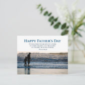 Christliche Bibelverse Malachi 4:6 Vatertag Postkarte (Stehend Vorderseite)