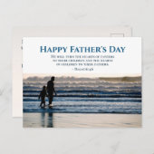 Christliche Bibelverse Malachi 4:6 Vatertag Postkarte (Vorne/Hinten)