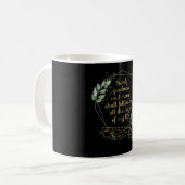 Christliche Bibelverse Quote Psalm 23 6 Kaffeetasse (Vorderseite Links)