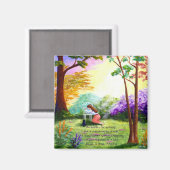 Christliche Bibelverse-Schrift Gebet Kreationart Magnet (Vorderseite/Rückseite)