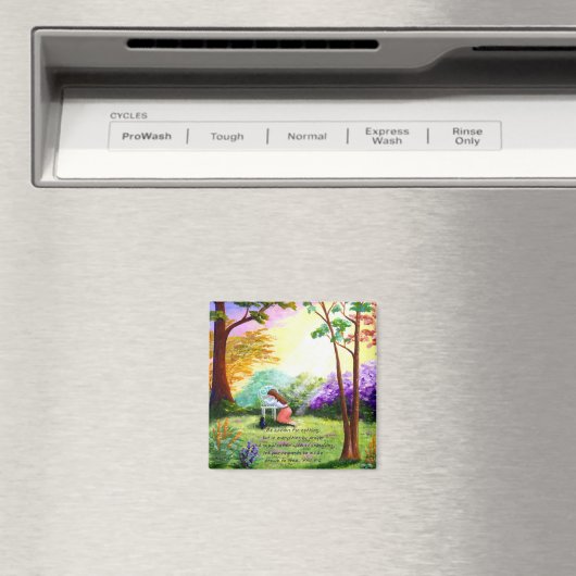 Christliche Bibelverse-Schrift Gebet Kreationart Magnet (In Situ (Geschirrspüler))