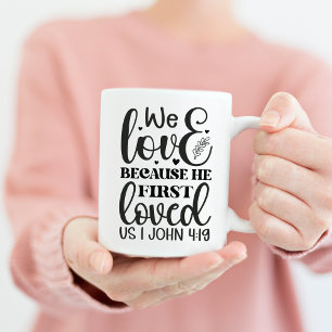 Christliche Bibelverse-Schrift Personalisiert Kaffeetasse