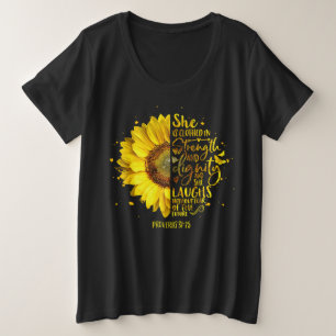 Christliche Bibelverse-Schrift Religiös Große Größe T-Shirt