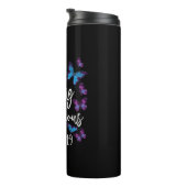 Christliche Bibelverse Sei stark Joshua 1:9 Thermosbecher (Nach rechts gedreht)