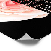 Christliche Bibelverse Sprichwörter 31:25 Rose Blu Poster (Ecke)