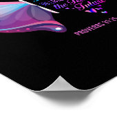 Christliche Bibelverse-Sprichwörter 31:25 Schmette Poster (Ecke)