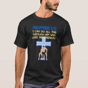 Christliche Bibelverse trainieren Gymnastik T-Shirt