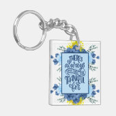 Christliche Bibelversen Schlüsselanhänger (Vorderseite links)