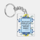 Christliche Bibelversen Schlüsselanhänger (Vorderseite links)