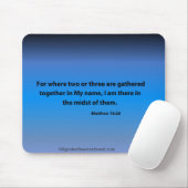 Christliche Bibelzitate Mousepad (Mit Mouse)