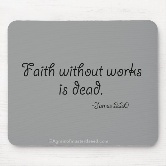 Christliche Bibelzitate Mousepad (Vorne)