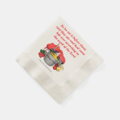 Christliche Bibelzitate Serviette (Ecke)