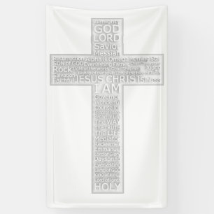 Christliche biblische Namen Jesu Christi Banner