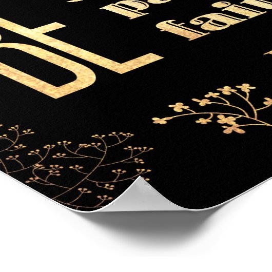 Christliche biblische Verse - Römer 12:9-12 Poster (Ecke)