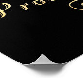 Christliche biblische Verse - Sprichwörter 31:25 Poster (Ecke)