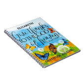 Christliche Blüte Dank Dankesbibel Verse Notizblock (Rechte Seite)