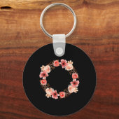 Christliche Blüte Keine Waffen gegen Sie gebildet Schlüsselanhänger (Vorderseite)