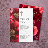 Christliche Blütenfeier Dankeskarte