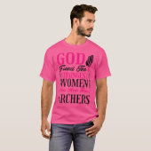 Christliche Bogenschützinnen T-Shirt (Vorne ganz)