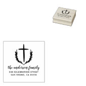 Christliche botanische Hochzeit Gummistempel (Stempel)