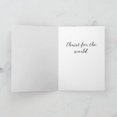 Christliche Botschaft Christus für die Welt Karte (Innenseite)