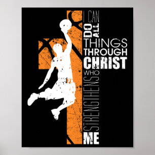 Christliche Bysketbyll Boys Girls Gift Philippinen Poster