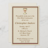 Christliche Chalice-Einladung Einladung (Vorne/Hinten)