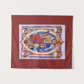 Christliche Christuskirche der religiösen Kunst in Wandteppich (Vorderseite (Horizontal))