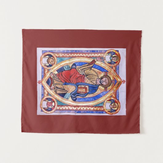 Christliche Christuskirche der religiösen Kunst in Wandteppich (Vorderseite (Horizontal))