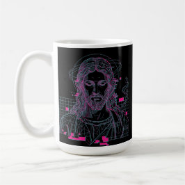 Christliche Christwelle Gitter Anaglyph Jesus Chri Kaffeetasse