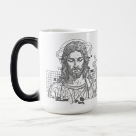 Christliche Christwelle Gitter Anaglyphe Jesus Chr Verwandlungstasse