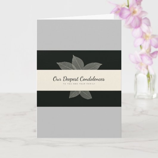 Christliche Condolence Card Karte (Orchidee)