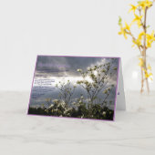 Christliche Condolence Card Karte (Gelbe Blume)